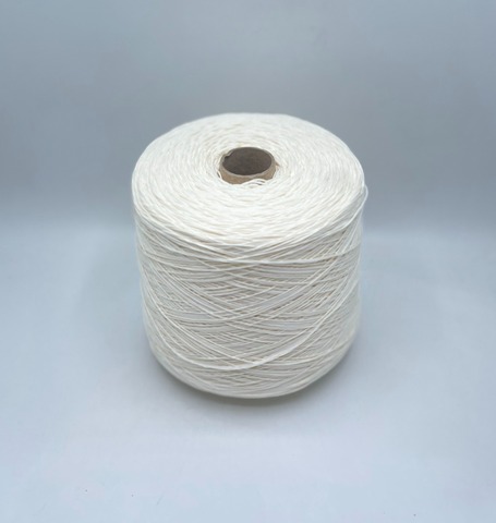 Бобинная пряжа (пр.Италия), art.Cotone, 350м/100 гр. 100%Хлопок, цвет-Птичье молоко , арт.34819