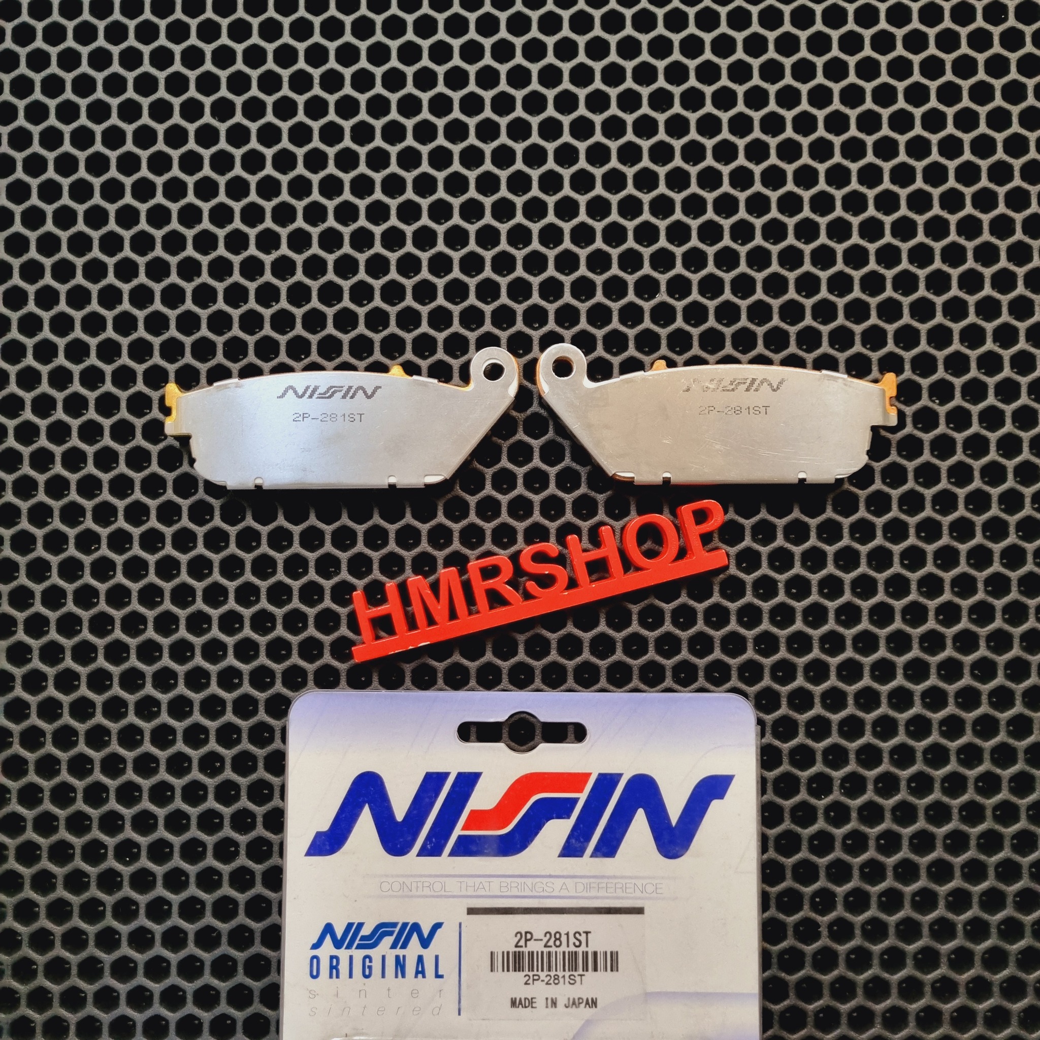 Nissin Колодки тормозные передние VTX1300 2P-281ST фрик. 5,3 мм (толще чем 2p202)