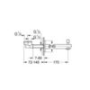 GROHE Eurosmart Cosmopolitan 13262000 Излив для ванны настенный с переключателем