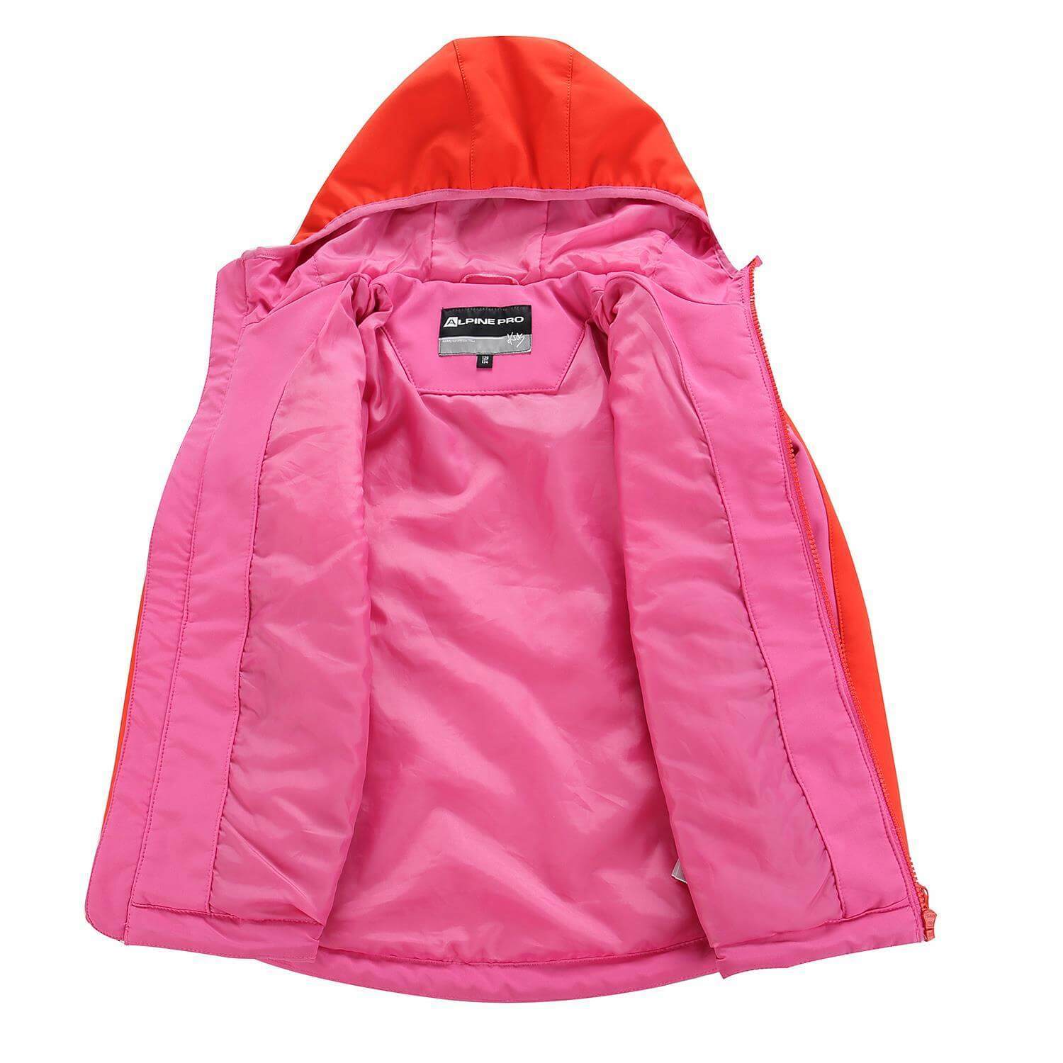 Alpine Pro Nootko 2 Ins лыжная куртка детская pink - 4