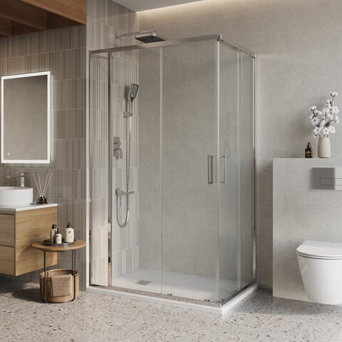 BelBagno Luce LUCE-AH-21-110/90-P-CR Душевой уголок, 110x90, цвет: хром
