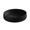 ArtCeram COL002 17 34 ArtCeram COGNAC Раковина настольная Ø 48 см, цвет матовый черный, Saniglaze