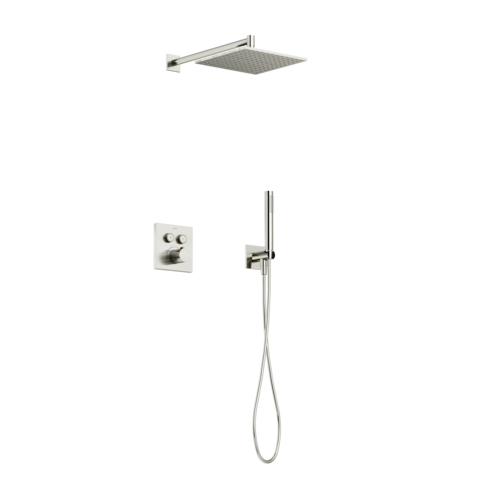 Sancos Linn SC9022BN Душевой комплект с термостатом, с внутренней частью, брашированный никель, PVD покрытие