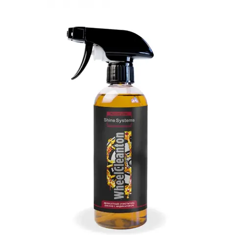 Shine Systems Black Line WheelCleanton - деликатный очиститель дисков с индикатором, 400 мл