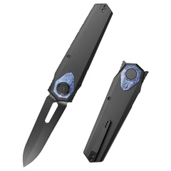 Фото Складной нож Remette Infinite Power all black, сталь M390, рукоять титан