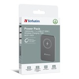Портативный аккумулятор Verbatim Charge‘n’Go Power Bank 10000 мАч с беспроводной зарядкой, серый
