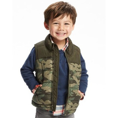 OLD NAVY Теплый жилет на молнии "камуфляж", БВ2