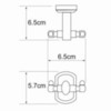 WasserKRAFT Oder K-3023D Крючок, цвет: хром