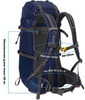 Картинка рюкзак туристический Nevo Rhino 9032(60)-NW Blue - 5