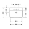 Duravit P3 Comforts 2331650030 Раковина