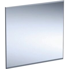 Geberit Option Plus 501.072.00.1 Зеркало с подсветкой с прямым и непрямым освещением, 75x70см, Серебристые оттенки / Матированный алюминий фото