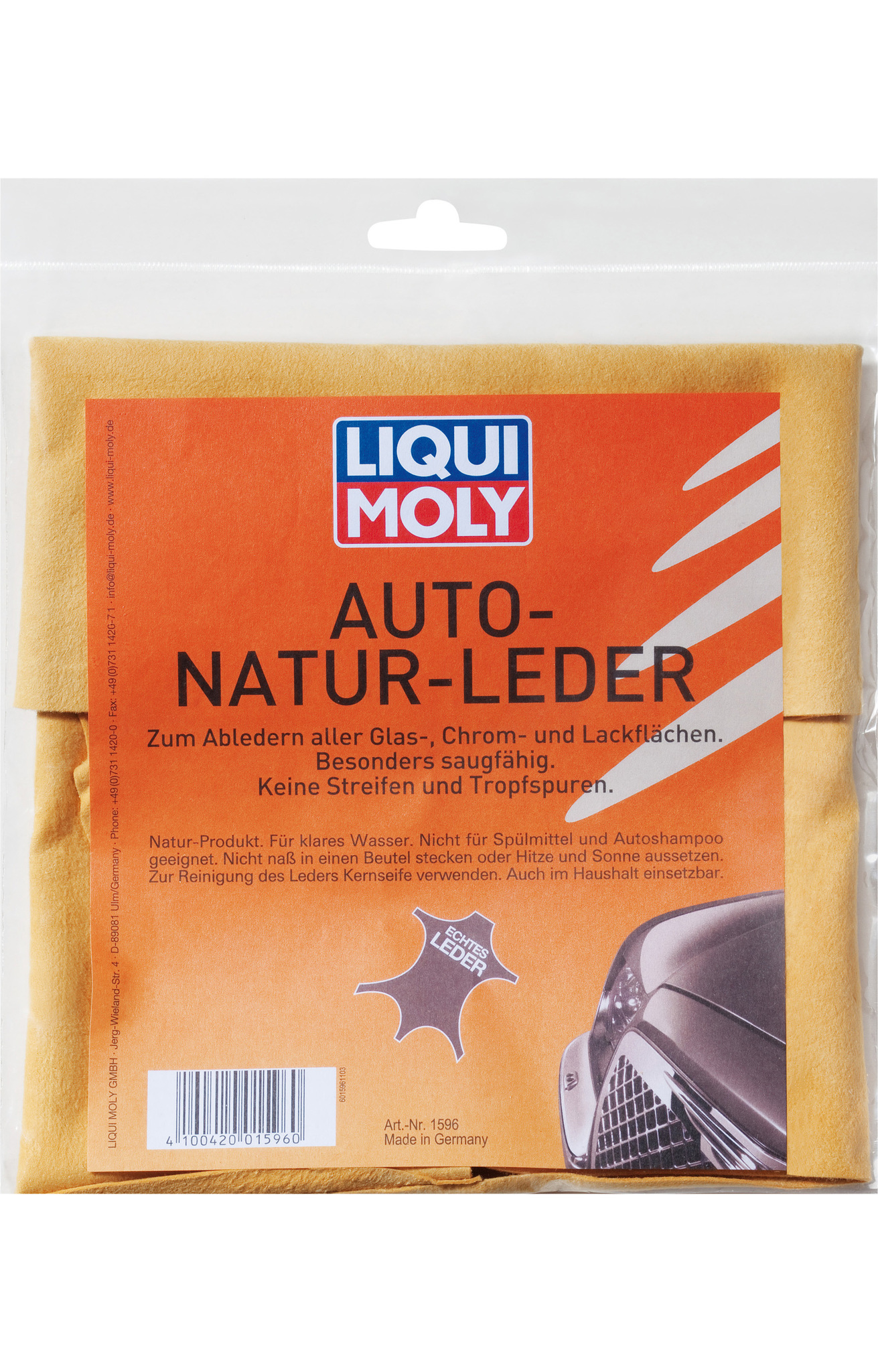 Liqui Moly Auto-Natur-Leder — Платок для полировки из натуральной кожи