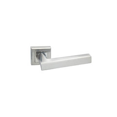 Купить Дверная ручка Adden Bau Quadro Virata Q306 хром - матовый хром