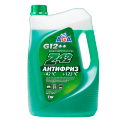 ОЖ Антифриз готовый AGA Z-42 G12++ зеленый (5кг)