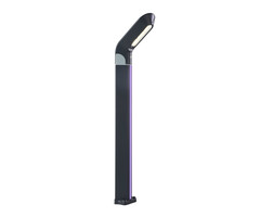 09200-F(220V),16(10) Светильник уличный Линден серый 220V w10*24 h80 Led Philips 10W (4000K) Декоративная подсветка розовая.. ТМ Kink Light