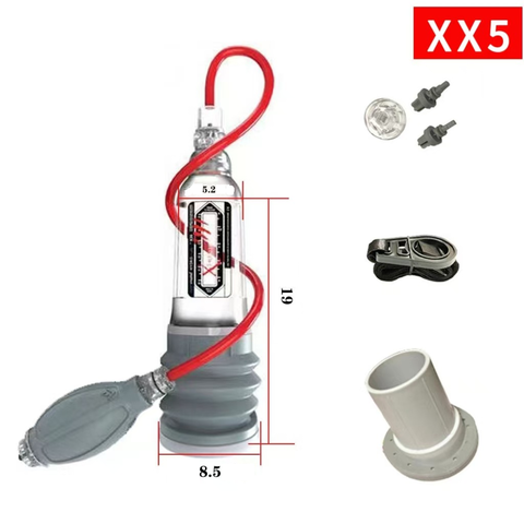 BathMate Гидропомпа HYDROMAX X5 HM-5-AС (Прозрачная)