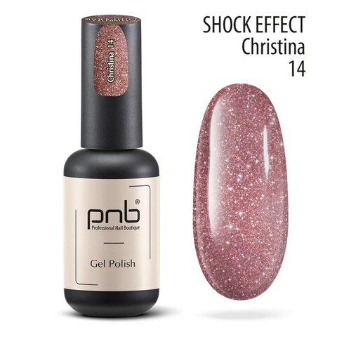Гель-лак светоотражающий SHOCK EFFECT PNB 14 Christina 8 ml UV/LED