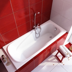 ВАННА АКРИЛОВАЯ RAVAK VANDA II 170x70 с каркасом и панелью