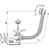 Alcaplast A51BM-100 Слив-перелив