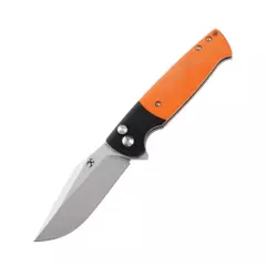 Фото Складной нож Kansept Shikari SBL, сталь 154CM, рукоять G10, оранжевый