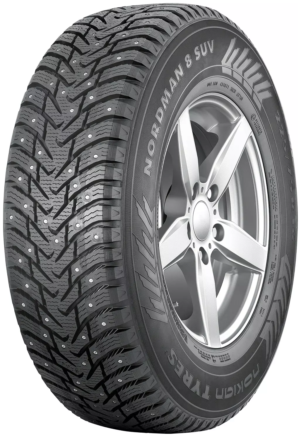 Шина Nokian Tyres Nordman 8 SUV 104T XL R16 215/70 шипованная