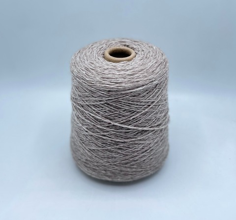 Бобинная пряжа (пр.Италия) art-Mongolia 2/700 350м/100гр, 70% Меринос, 20%Як, 10%Шелк цвет-Серо-бежевый,неоднотонный, арт.33724
