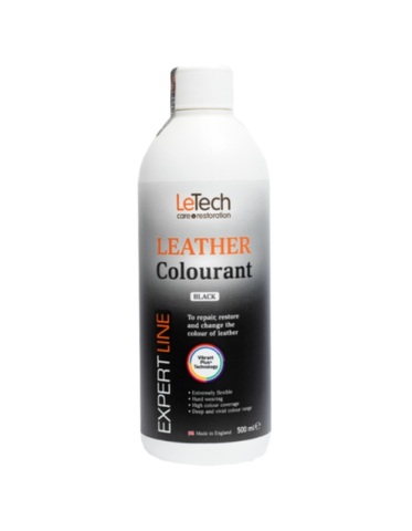 LeTech Expert Line Краска для кожи (Leather Colourant) Black, 500мл