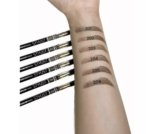 TF Карандаш для бровей с щеточкой Eyebrow Pencil Stylist тон 204 серо-кориченвый — фото 3