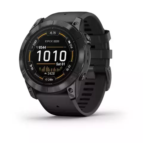 Garmin Epix 2X Pro - Slate Gray / Black silicone