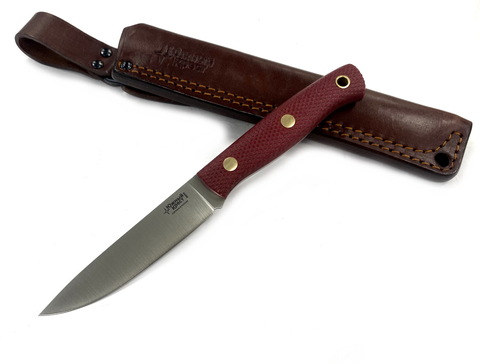 Нож Slender S, N690, микарта красная, 211.0957