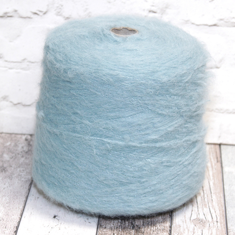 Вспушенная альпака c мериносом Filitaly Lab / WILD BRUSHED 270 серо-голубой