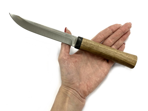 Нож Бурятский малый, 95х18, орех, АиР Златоуст