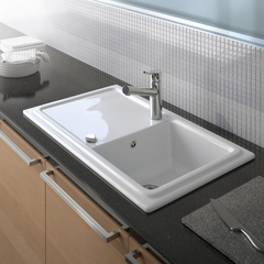 Duravit Cassia 7513860000 Кухонная мойка 50 860x510, белая фото