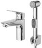 BelBagno Due DUE-LVM/HGN-CRM-W0 Смеситель для раковины с гигиеническим душем, цвет: хром