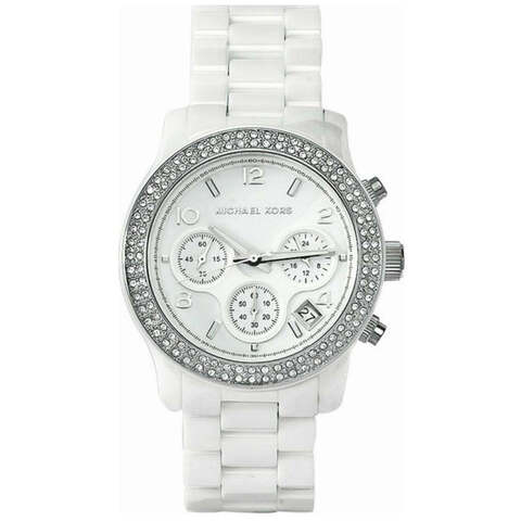 Наручные керамические часы Michael Kors MK5188 с хронографом