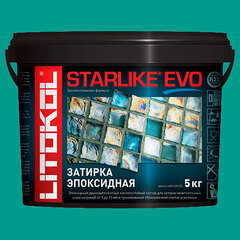 Затирка швов эпоксидная Litokol Starlike Evo S.410 Verde Smeraldo, 5 кг