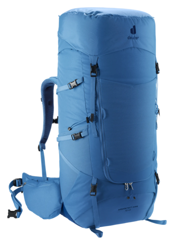 Картинка рюкзак туристический Deuter Aircontact Core 70+10 Baltic/Nightblue - 1
