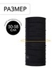 Картинка бандана-труба Buff CoolNet Solid Black - 3