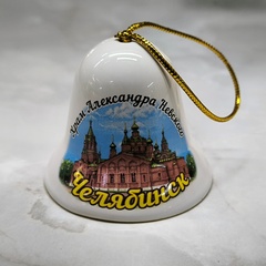 Колокол круглый большой Храм Челябинск, керамика