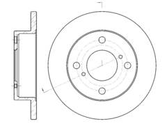 Диск тормозной G-brake  GR-01793