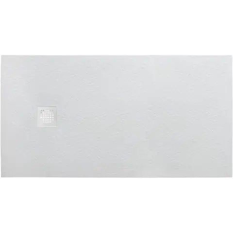 BelBagno TRAY-MR-UNO-AH-180/80-35-W-BO Поддон из искусственного мрамора в комплекте с сифоном с белой матовой декоративной накладкой