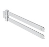 Ideal Standard Conca T5396AA Полотенцедержатель двойной 45 см, поворотный на 180?, с крепежом, округлый дизайн