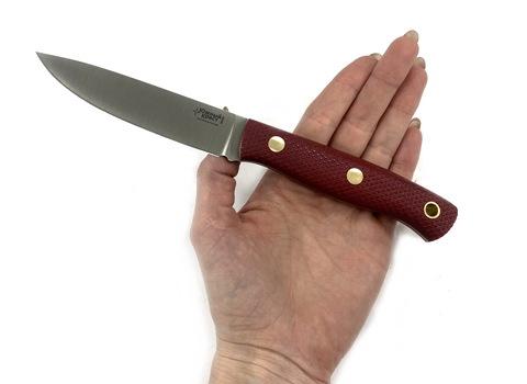 Нож Slender S, N690, микарта красная, 211.0957