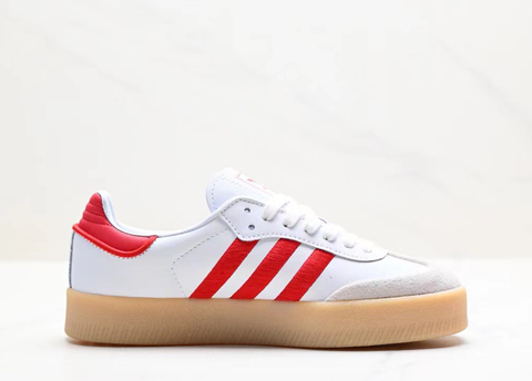 Kith x Clarks x adidas Samba 'White/Red/Gum' 