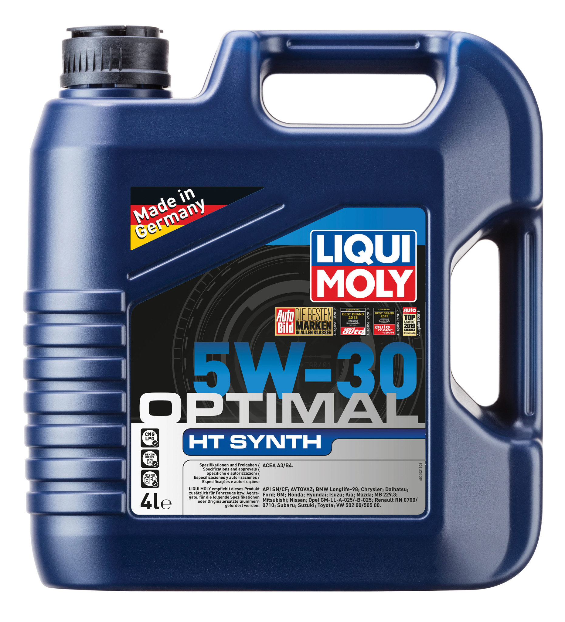 Моторное масло Liqui Moly Optimal HT Synth 5W30 hc-синтетическое 4л