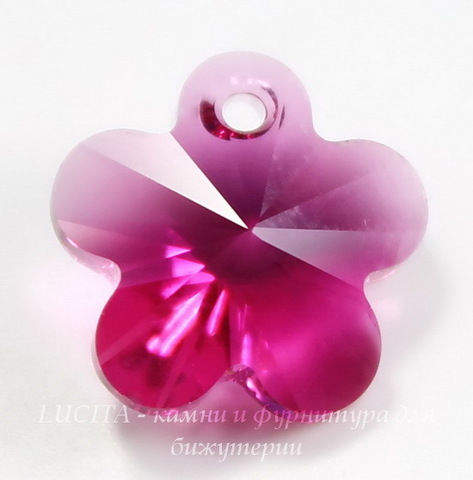 6744 Подвеска Сваровски Цветочек Fuchsia (12 мм) ()