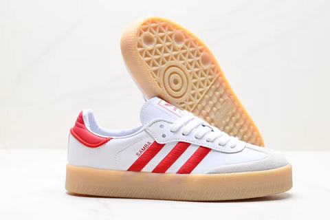 Kith x Clarks x adidas Samba 'White/Red/Gum' 