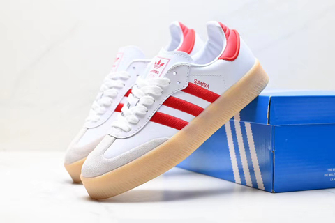 Kith x Clarks x adidas Samba 'White/Red/Gum' 