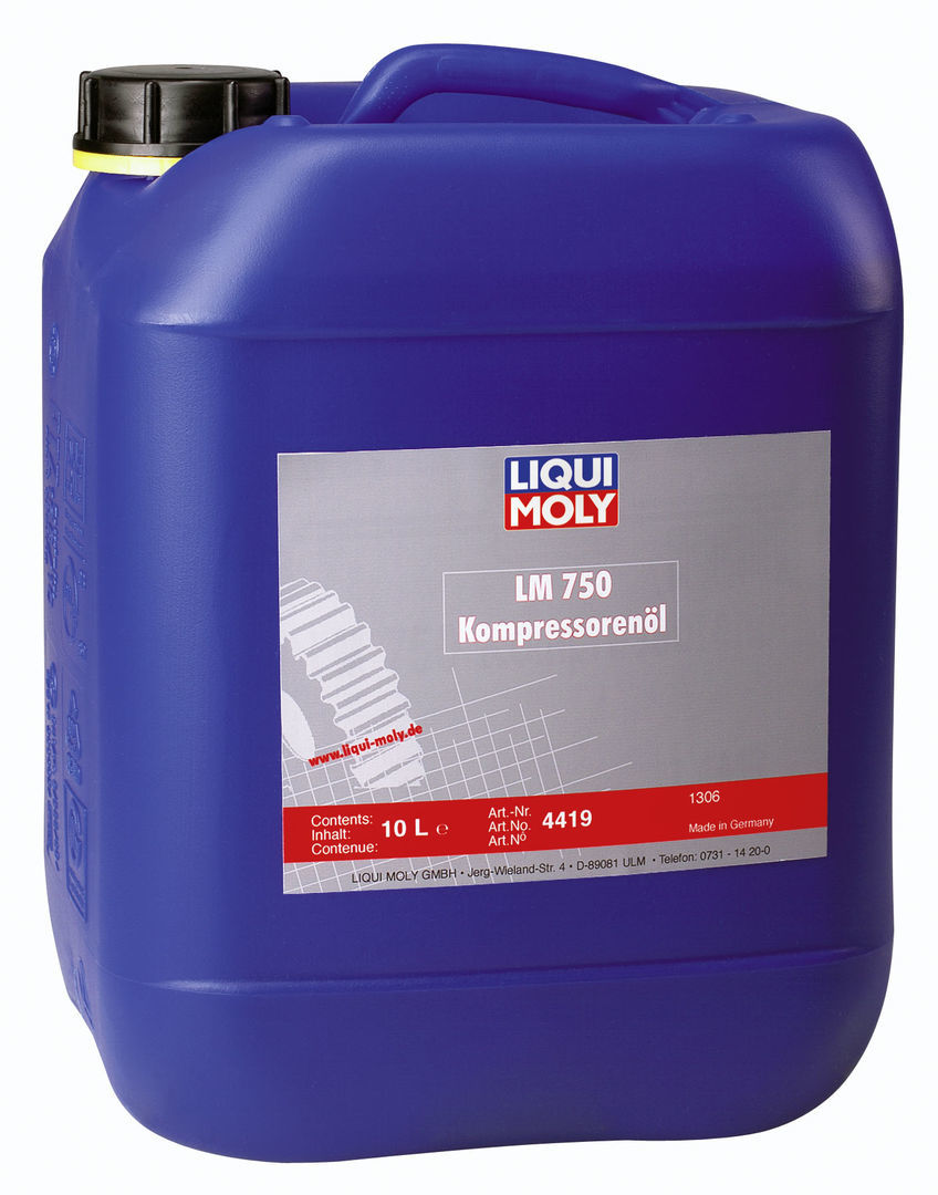 Масло компрессорное Liqui Moly LM 750 Kompressorenoil 40, синтетическое, 10 л
