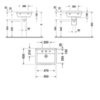 Duravit Starck 3 300550000 Раковина подвесная 55х42 см